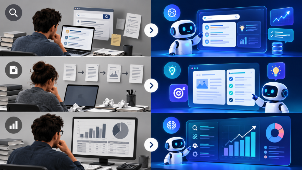 AI SEO vs traditional SEO comparison